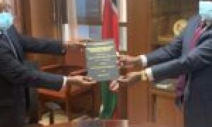 KIEP Contract Signing with the Principal Secretary, Dr. F. O. Owino, SD for Industrialization