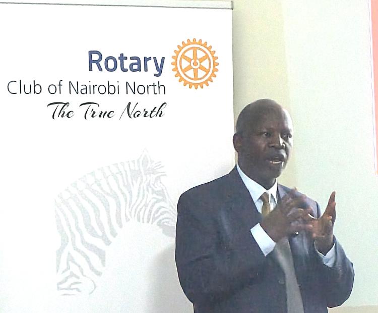 Mr. Samuel K. Chemisto, HSC, Ag. Executive Director/CEO, delivers a keynote address on the "Think Global, Act Local" concept, demonstrating how trade remedies safeguard domestic industries from unfair trade practices while enabling Kenyan businesses to compete confidently in the global economy.